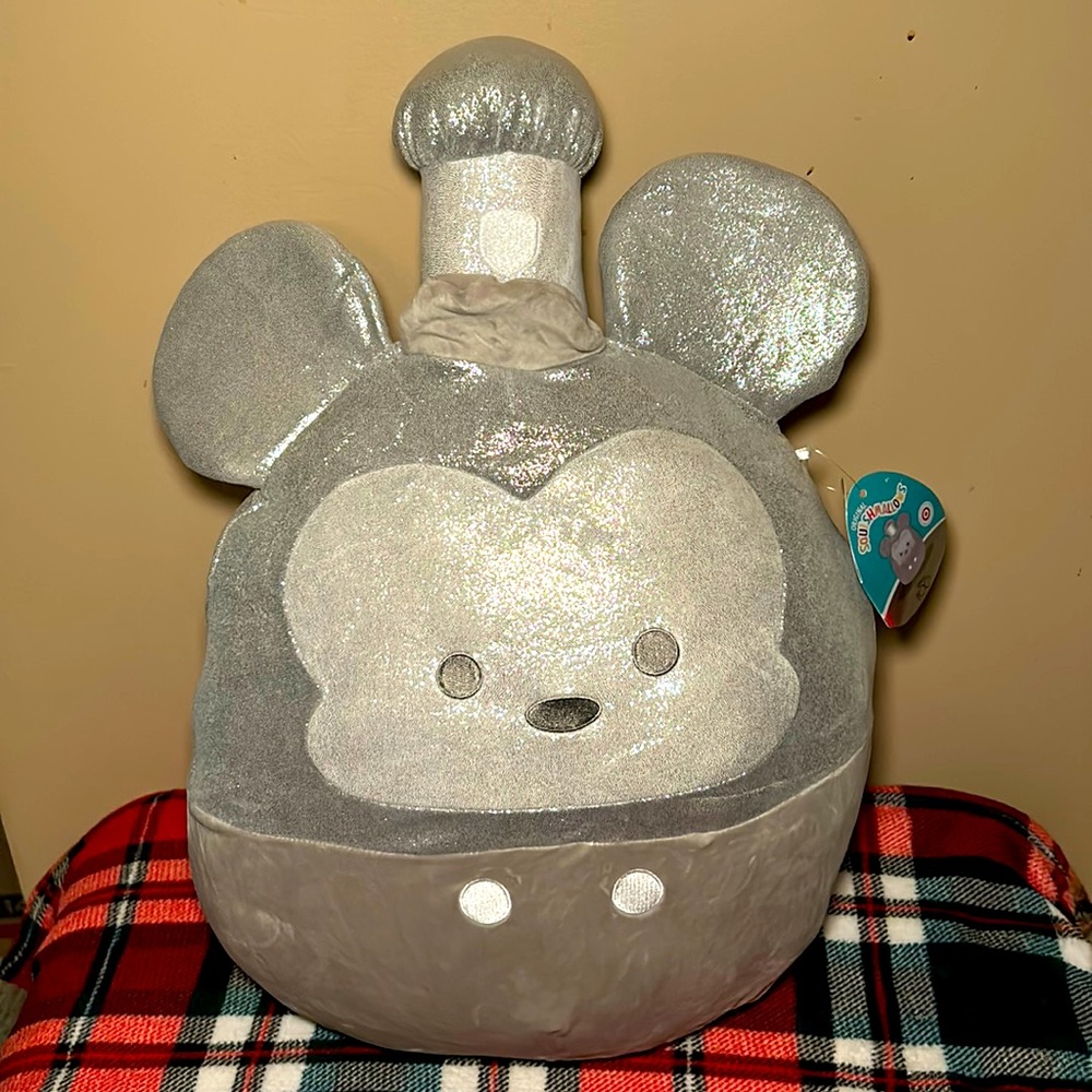 Steamboat Willie Mickey 14” 100 year Disney Squishmallow